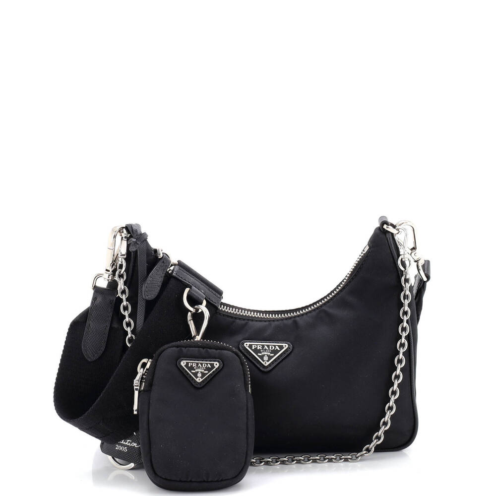 Prada Small Re-Edition 2005 Shoulder Bag Tessuto